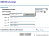 Wireless WEP/WAP settings