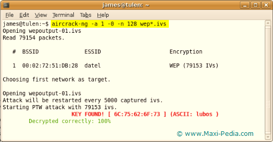 Crack WEP