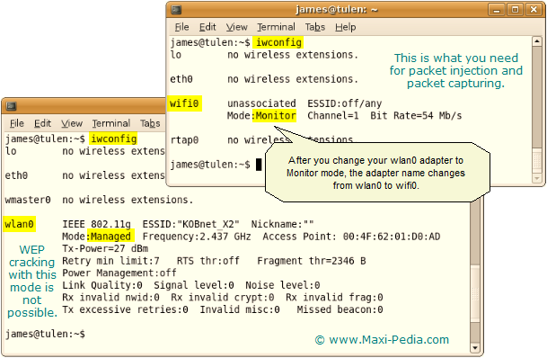 How to crack WEP with Intel PRO/Wireless 3945ABG