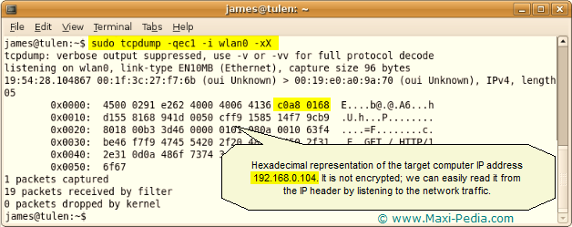 How can I find an IP address in network traffic?