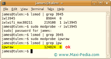 ipwraw module for WEP crack with Intel PRO Wireless 3945