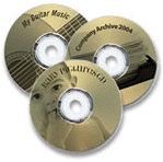 LightScribe disks with laser burned labels