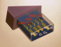 USB 3.0 connector showing pins