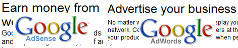What is the difference between AdSense and AdWords